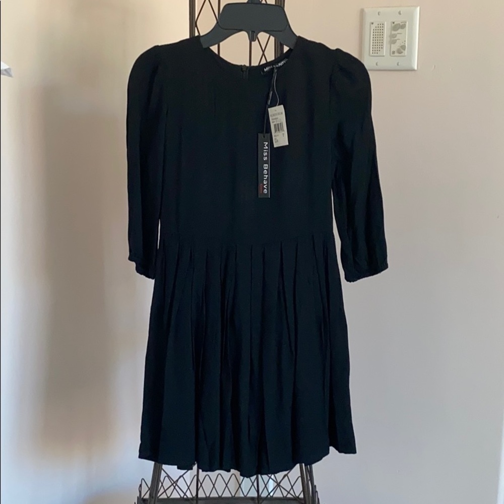 Miss Behave girls black dress
